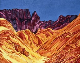©1986 Jan Aronson Death Valley #12 Oil on Canvas 36x46