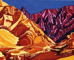 ©1986 Jan Aronson Death Valley #9 Oil on Canvas 28x35