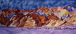 ©1987 Jan Aronson Death Valley #18 Oil on Canvas 22x47