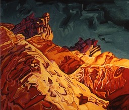 ©1987 Jan Aronson Death Valley #20 Oil on Canvas 28x32