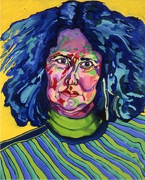 ©1987 Jan Aronson Portrait of Roberta Oil on Canvas 18x24