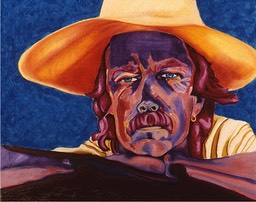 ©1987 Jan Aronson Portrait of Sager Oil on Canvas 18x22