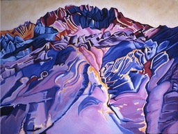©1988 Jan Aronson Ladakh #1 Oil on Canvas 36 x 48