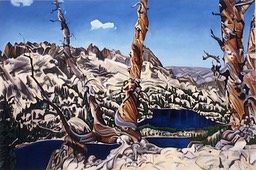 ©1992 Jan Aronson Baron Divide Oil on Canvas 36X54 SOLD