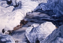 ©1995 Jan Aronson Boulder Creek #1 Oil on Canvas 26x38