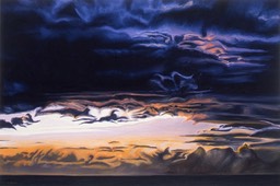 ©1995 Jan Aronson Caribbean Sunset #1 Oil on Canvas 28x42