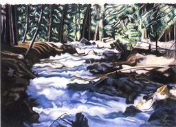 ©1996 Jan Aronson Johnstone Creek #1 Pastel on Paper 22x31.5