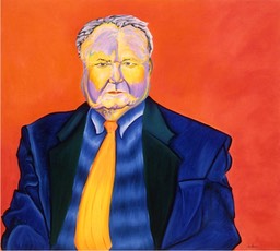 ©1996 Jan Aronson Portrait of Arthur Oil on Canvas 32x36