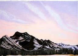©1998 Jan Aronson Idaho Sunrise #2 Pastel on Paper 21.5x30