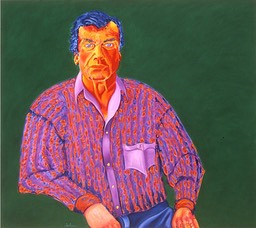 ©2000 Jan Aronson Portrait of Edgar #2 Oil on Canvas 32x36