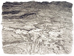 ©2007 Jan Aronson Water Series #4 Graphite on Twinrocker Paper 19x25
