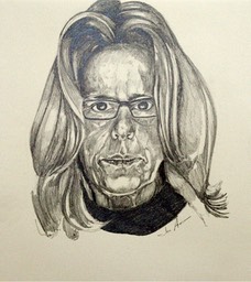 ©2009 Jan Aronson Self Portrait Graphite on Paper 14x16